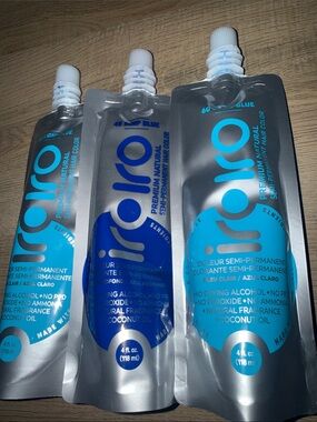 3 iroiro Color Cream Tubes - light Blue and deep blue